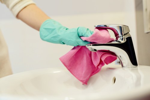 Service booking details and access arrangements for carpet cleaning