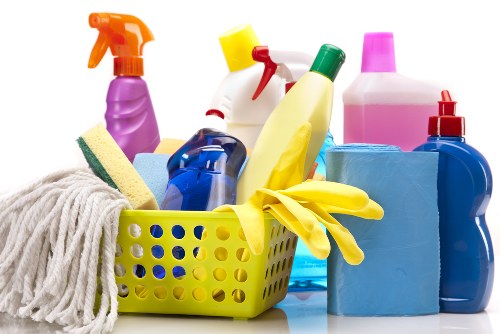 Eco-friendly house clearance in Brompton with items separated for recycling