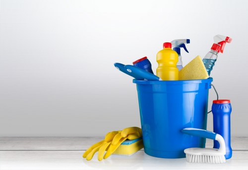 Local carpet cleaner in Brompton treating high-traffic carpet areas