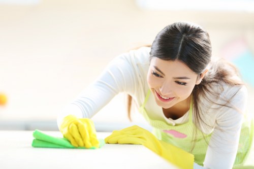 Thorough kitchen deep cleaning in Brompton with detailed surface care