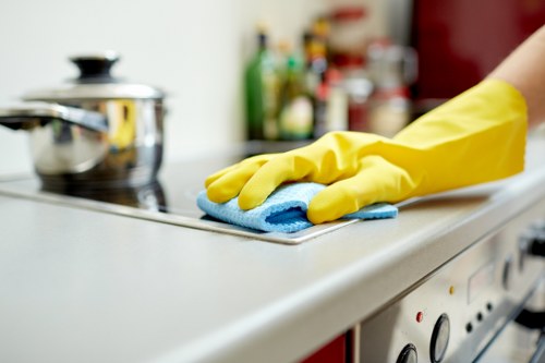 Detailed property cleaning before handover in Brompton
