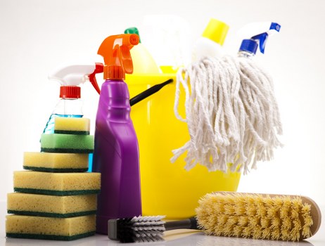 Domestic cleaning service in a Brompton kitchen